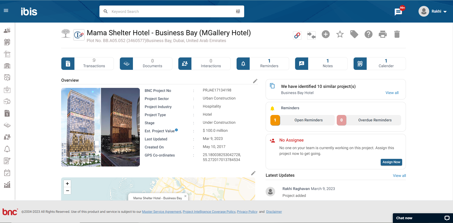 screenshot of BNC IBIS
